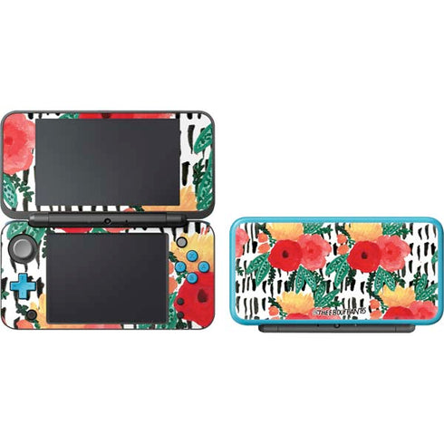 Bouffants and Broken Hearts Bouquets Print 3 Nintendo 2DS XL (2017) Skin